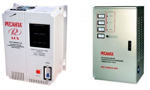 Single phase and three phase stabilizer