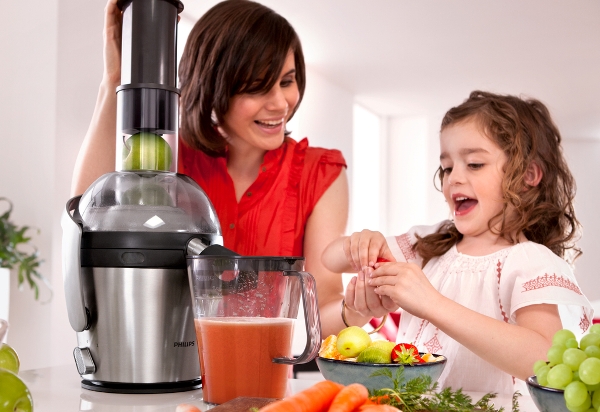 Juice from juicer 1