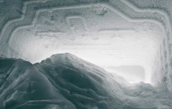 Ice in the refrigerator Ice in the fridge