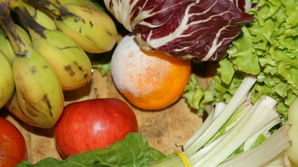 Spoiled products Spoiled fruits and vegetables