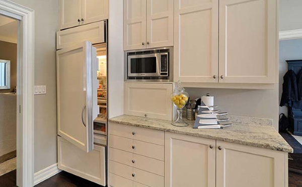 Fitted kitchen Built-in refrigerator