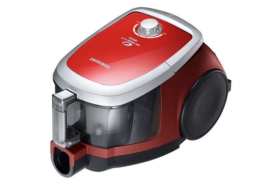 Vacuum cleaner with container Vacuum cleaner with dust bin