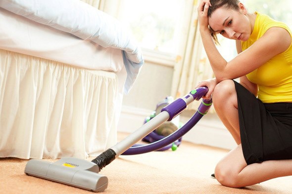 The use of a washing vacuum cleaner The use of a washing vacuum cleaner