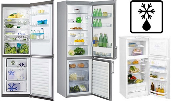 Refrigerators from different manufacturers Drip system defrost the refrigerator