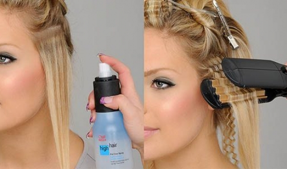 Hair crimping procedure Hair crimping procedure