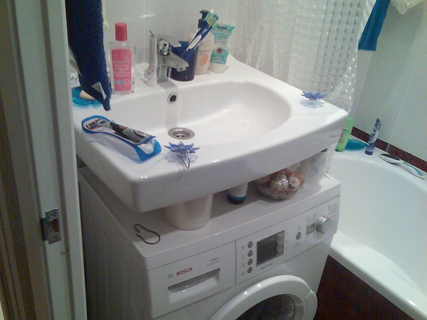 The machine under the sink