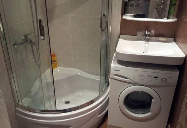 The machine in the bathroom