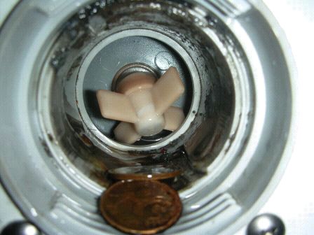 Broken impeller