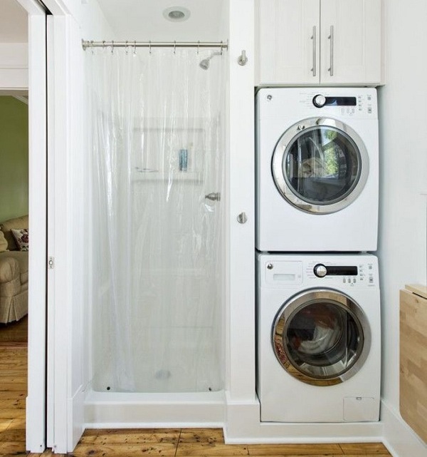 Washer and dryer