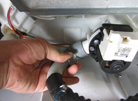 Drain hose mount