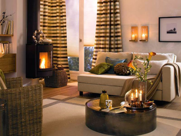 Hearth Fireplace in the form of hearth