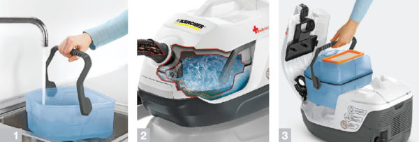 Aqua filter Vacuum cleaner to aqua filter