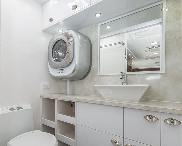 Washing machine on the wall
