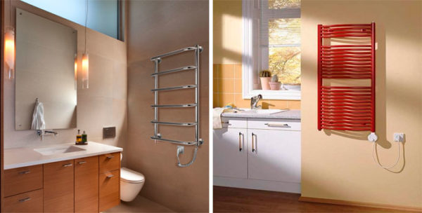 Electric heated towel rails Electric heated towel rails