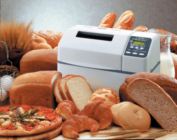 Bread maker in the kitchen
