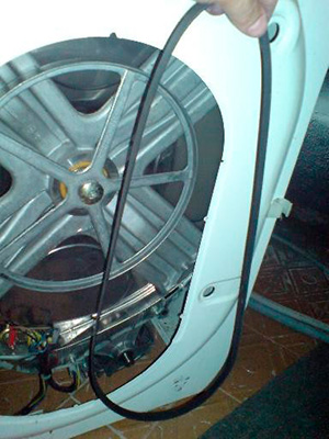Flew belt Flew belt in the washing machine