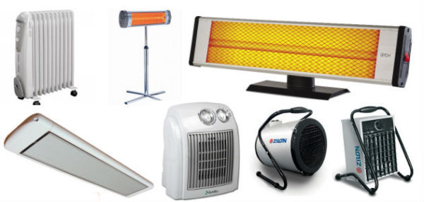 Varieties of heaters Varieties of heaters