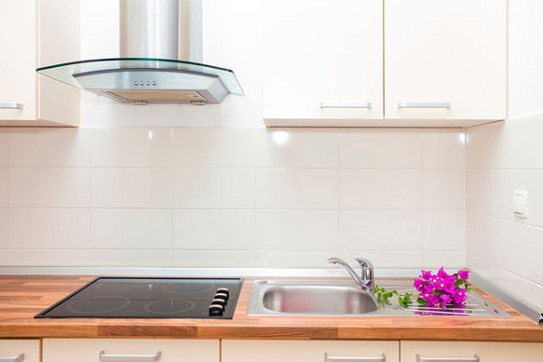 Extractor fan in the kitchen
