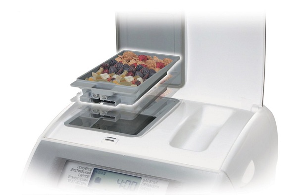 Raisin in dispenser