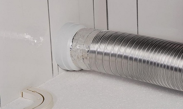 Corrugation attached to ventkanal