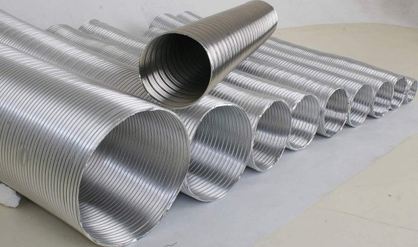 Gofrotruba different diameters