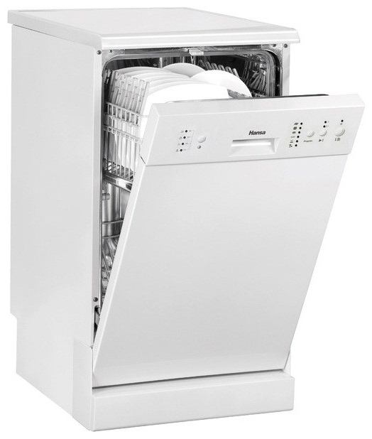 White dishwasher