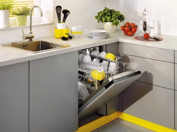 Dishwasher in the kitchen