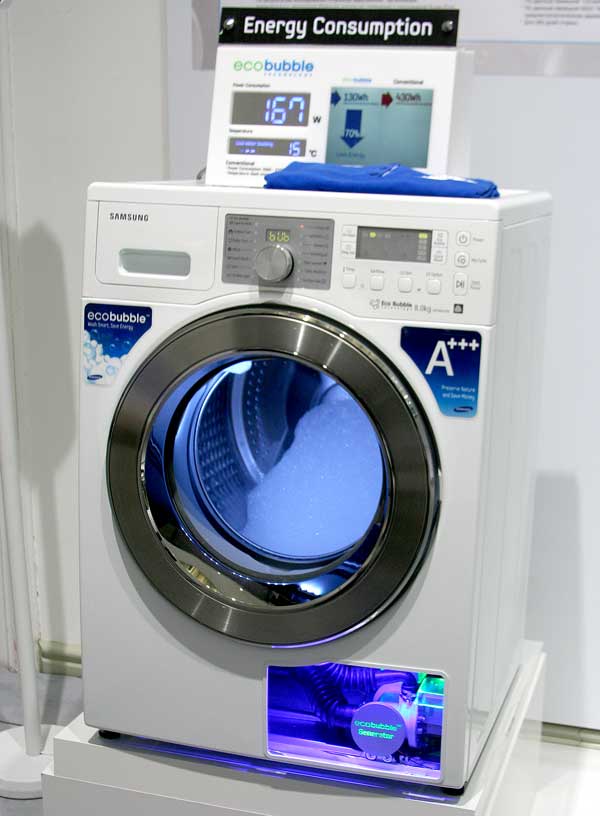White washing machine