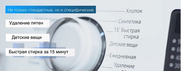 Washing machine functions