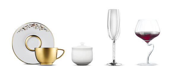 Porcelain and Crystal