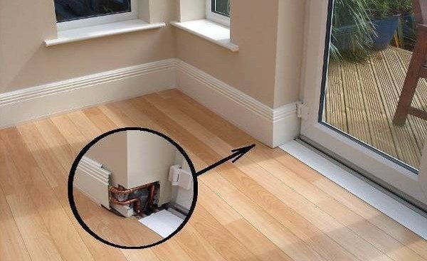 The use of warm plinth