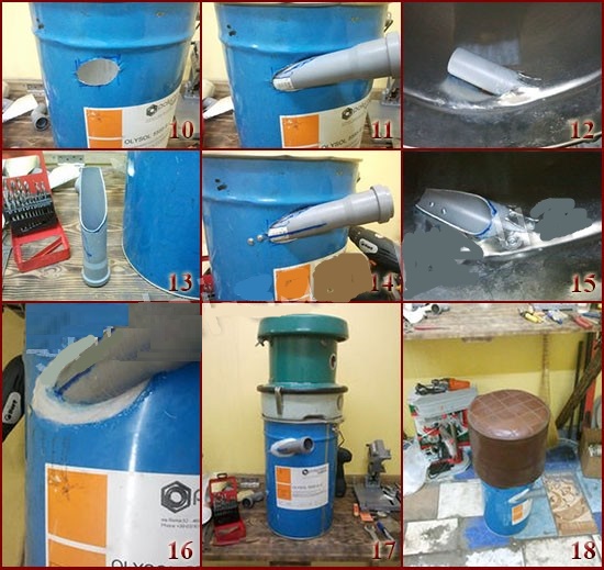 Nozzle mount Steps for mounting the pipe