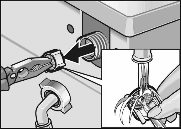 Filter cleaning circuit Filter cleaning circuit