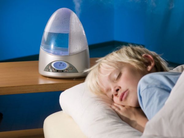 Operation of the ionizer in the nursery