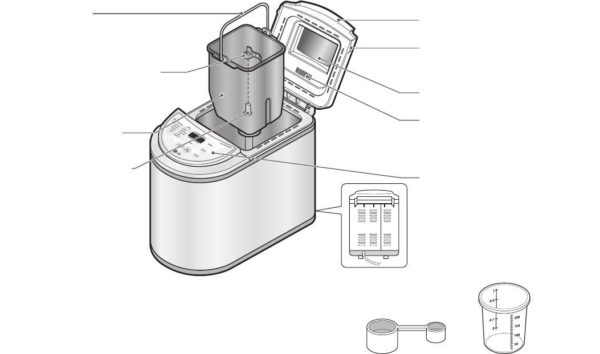 Equipment Complete set of the bread machine