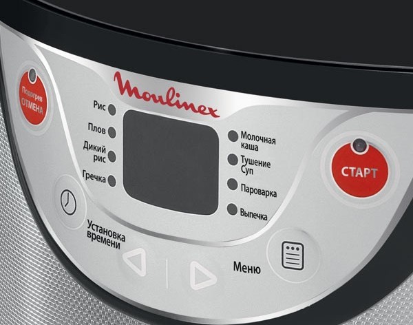 Multicooker Mulinex functions