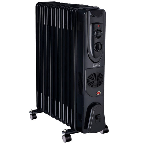 Oil heater with built-in fan Oil heater with built-in fan