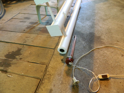 Installation of heating elements Installation of heating elements