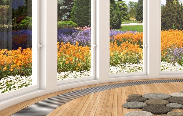 Eco convectors in the floor