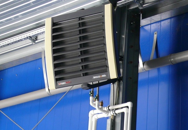 Heat gun in action