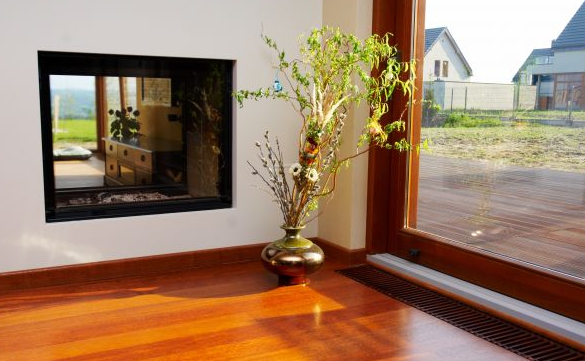 Convector in the living room