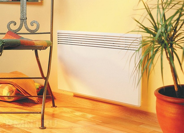 Convector in the living room