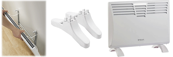 Installation options convector
