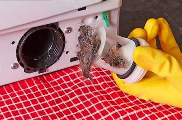 Clogged drain filter Clogged drain filter