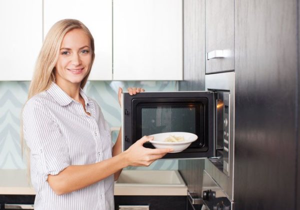 Built-in microwave
