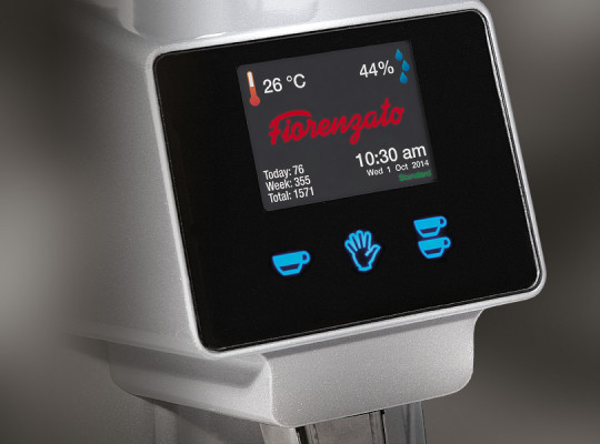 Coffee machine display