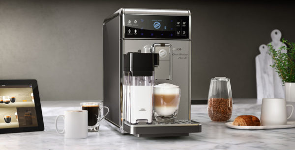 Coffee machine in the kitchen
