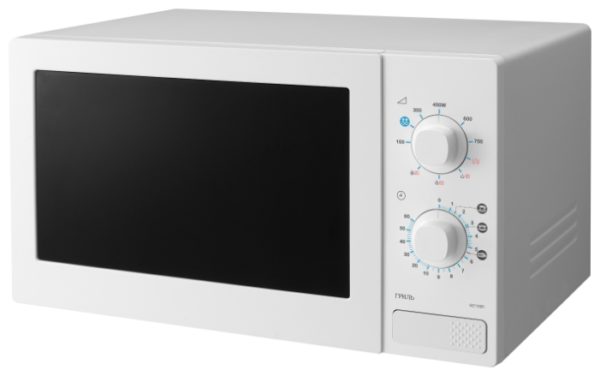 Microwave with mechanical control