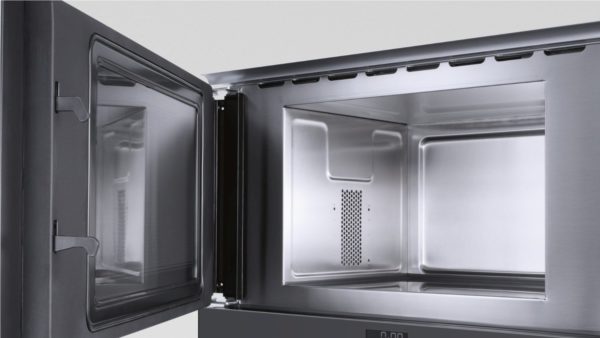 Stainless steel coated microwave