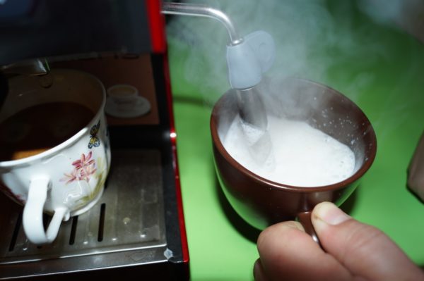 Steam cappuccinator